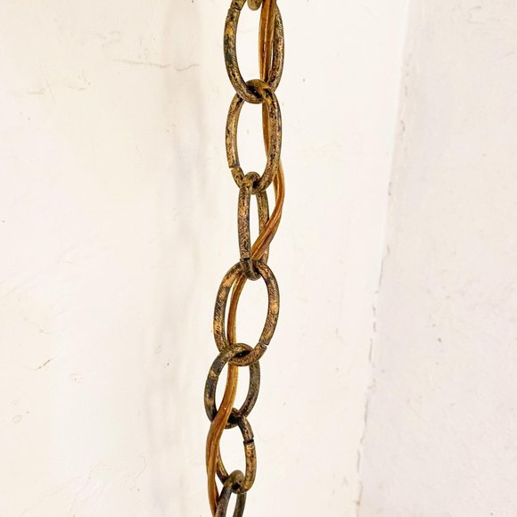 Rare Vintage Midcentury Grape Swag Light Fixture - Picture 4 of 11